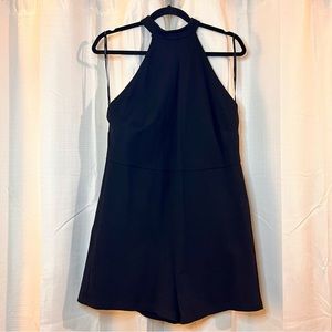 NWT - Forever 21+ Black Halter Jumpsuit/ Romper - ‘1X’